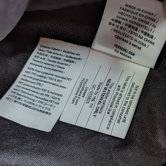 Herschel Backpack Amazon Prime Student Linked In Black Gift Employee Merch Rare - Picture 13 of 16